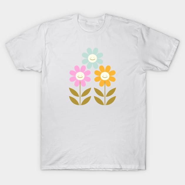 Flower Friends T-Shirt by Elizabeth Olwen